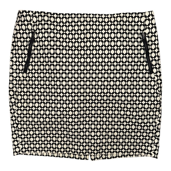 Kenar Dresses & Skirts - Kenar Black and White Mini Pencil Skirt